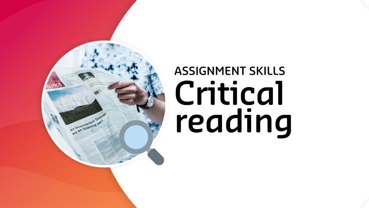 critical reading assignment example