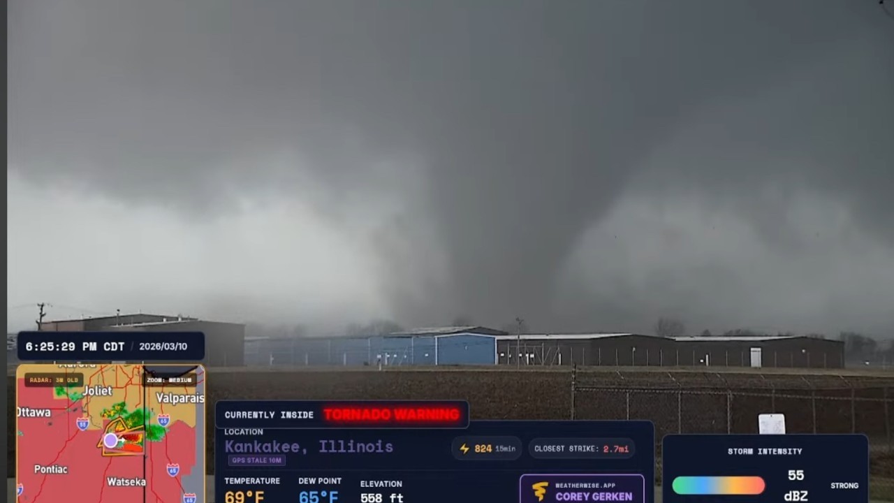 LIVE Storm Chaser - Big Supercells with a Tornado Threat | Eastern ...