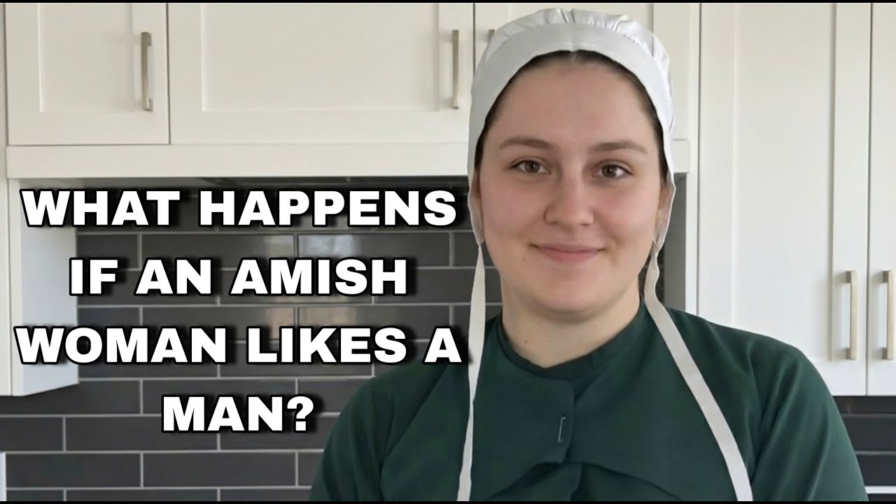 What happens if an Amish woman is seen with a man?