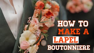 How to Make a Lapel Boutonniere