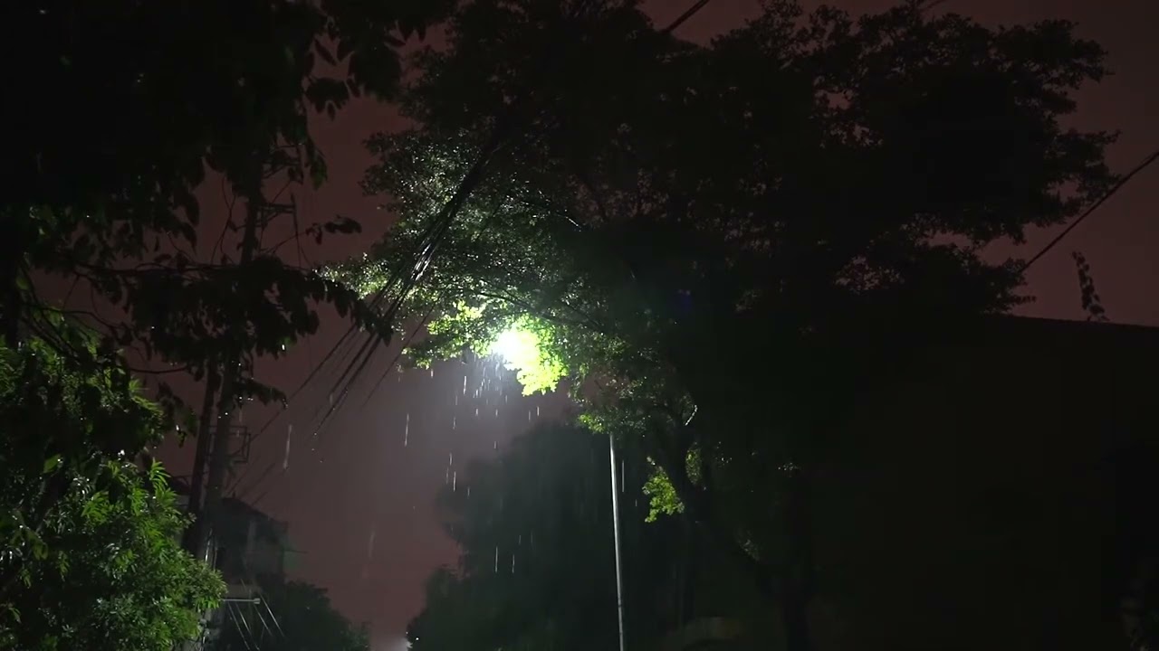 Sleep Like A Rock With Heavy Rainstorm, Light Thunder & Water Drop