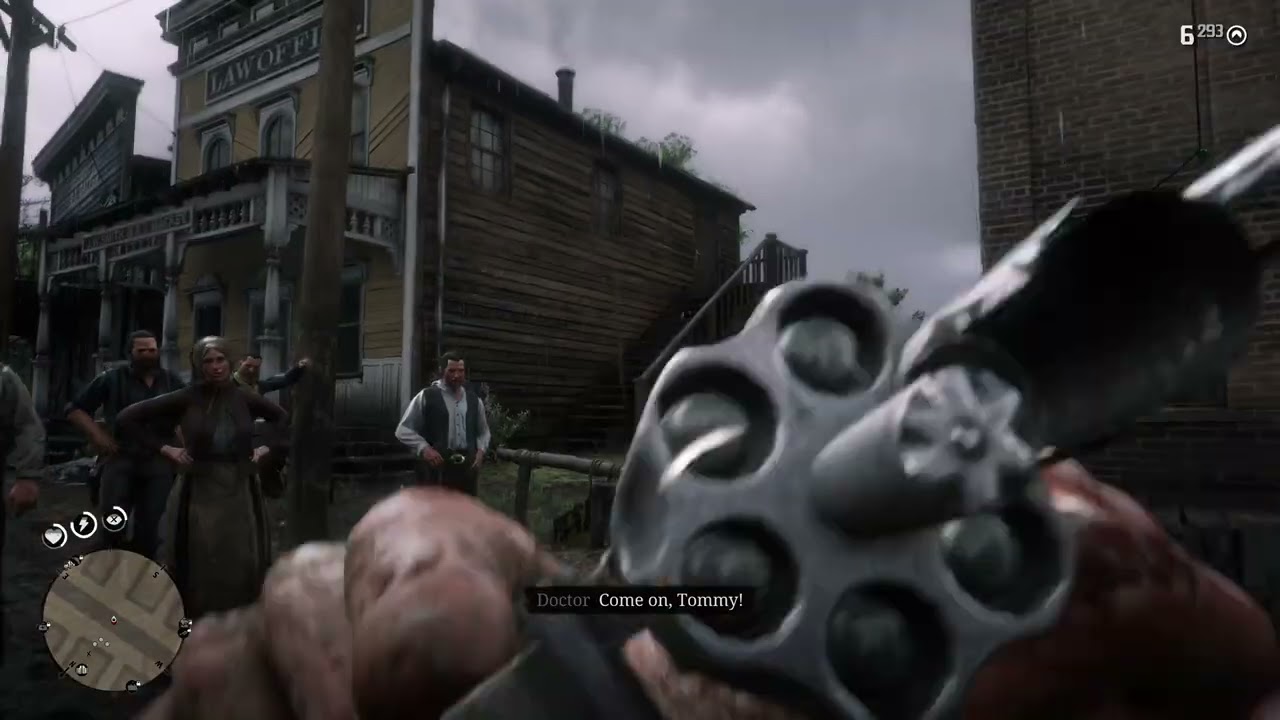 RDR2 V 1 00 Glitch ~ Arthur Morgan Breaks Free with the Calloway Revolver Killing Tommy XSX 4k