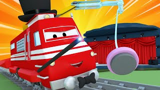Поезд Трой -  Магическое шоу Джо: Трой - волшебный поезд - Автомобильный Город 🚄 детский мультфильм