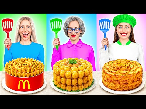 Me vs Grandma Cooking Challenge | Fantastic Kitchen Battle by Multi DO Challenge