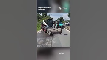 CSGT TPHCM truy tìm thanh niên dùng sơn xịt dòng chữ “bắn tốc độ”, “có bắn tốc độ” trên mặt đường