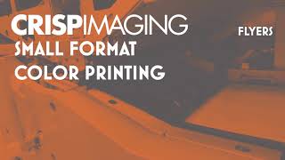 Crisp Imaging Small Format Color Printing Splash
