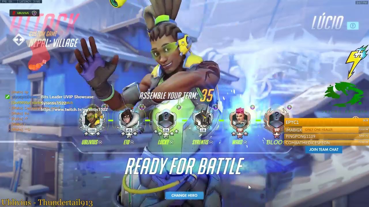 StreamOW: [NoLR][AAOff] Open Division Match 5! :O (1/5/19)