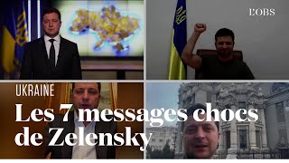 La leçon de courage de Zelensky en 7 déclarations choc pour l'Ukraine