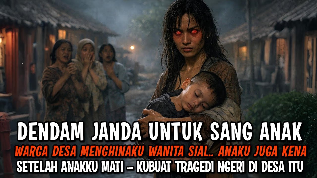 DENDAM SANTET JANDA MISKIN ! WARGA DESA MENUDUHKU WANITA PEMBAWA SIAL, ANAKKU DIFITNAH ANAK HARAM