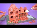 Amazing mini house construction made with mini bricks
