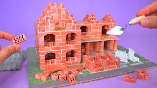 Amazing Mini House Construction Made With Mini Bricks