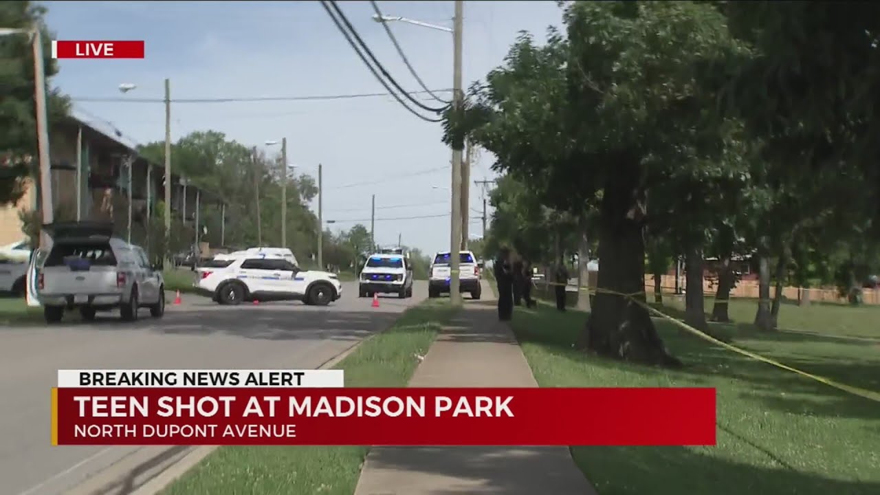Teen shot at Madison park - YouTube