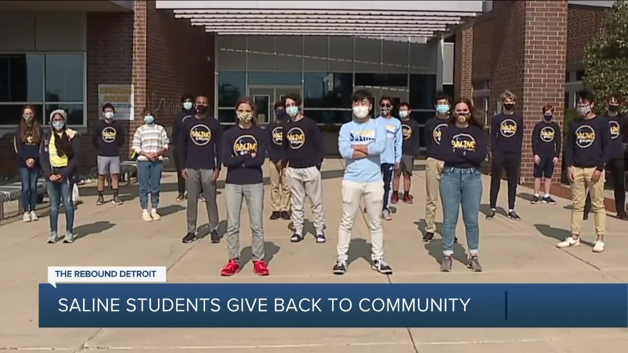 Saline students give back to community YouTube