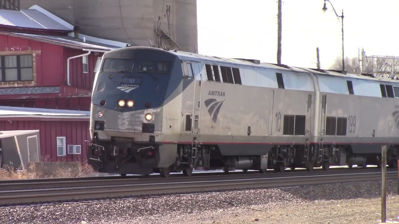 Amtrak 10 Leads Train #6 Princeton, IL 2/3/26