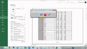 MS Excel 2013 level 1 module 6 video 3 print same lineon top