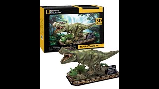 National Geographic - Puzzle 3D de dinossauros, brinquedos e jogos de  dinossauros ㅤ, Vivendo e crescendo