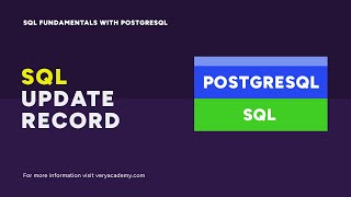 Updating Existing Records | SQL Fundamentals with PostgreSQL