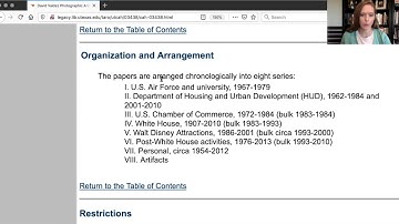 Reading Finding Aids