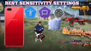 OPPO A3S DEVICE ALL GUNS BEST SENSITIVITY SETTINGS 💀 NO LAG 🥳 GRAPHIC IMPROVE 😱 DPI😱