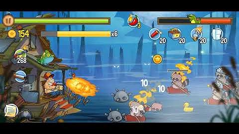 Swamp Attack - Flamethrower max upgrade