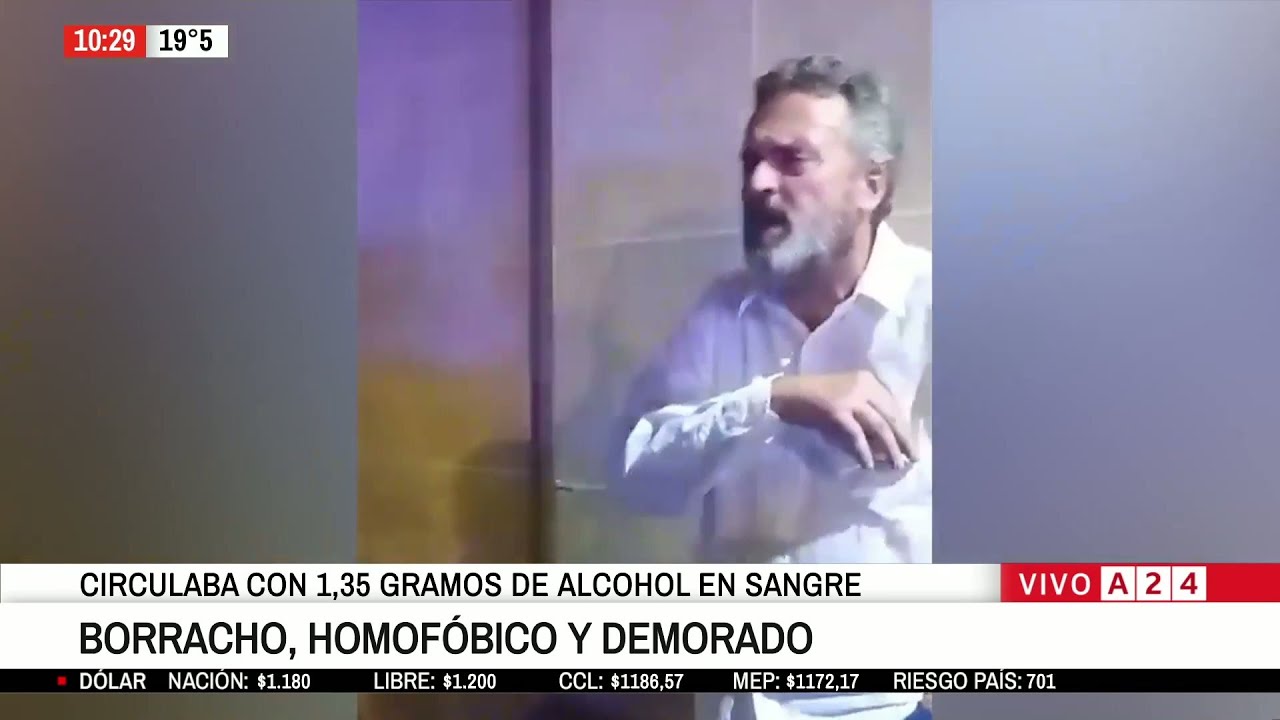 El BORRACHO más desagradable: circulaba con 1,35 gramos de ALCOHOL en sangre