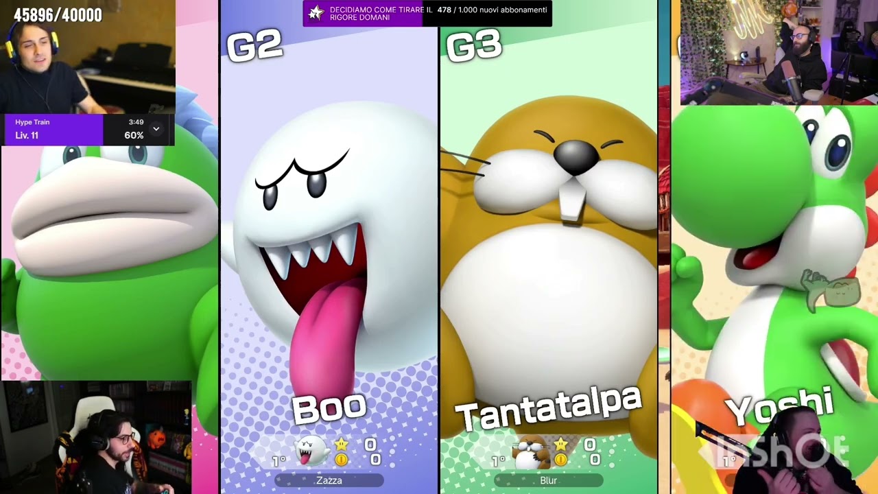 Blur Marza Zazzone e il Fazzone su super Mario