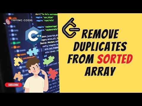 😎😍 LeetCode || (27) Remove Duplicates from Sorted Array [ 3 ] in c++ || DSA