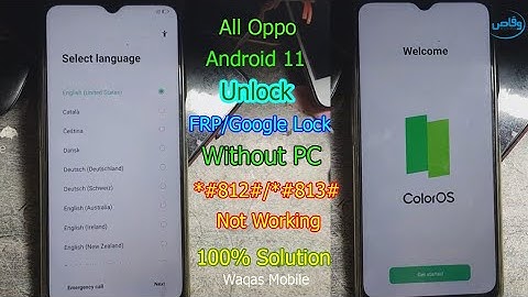 All Oppo Android 11 Unlock Frp Lock Without Pc 100% | Reset Google Account Oppo by Waqas Mobile