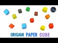 Origami Paper Box without Glue || Single Paper Block || Paper Cube in 3minutes !!