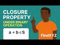 Binary Operations: What is Closure? ("Stay-in-the-Set" Rule Explained)