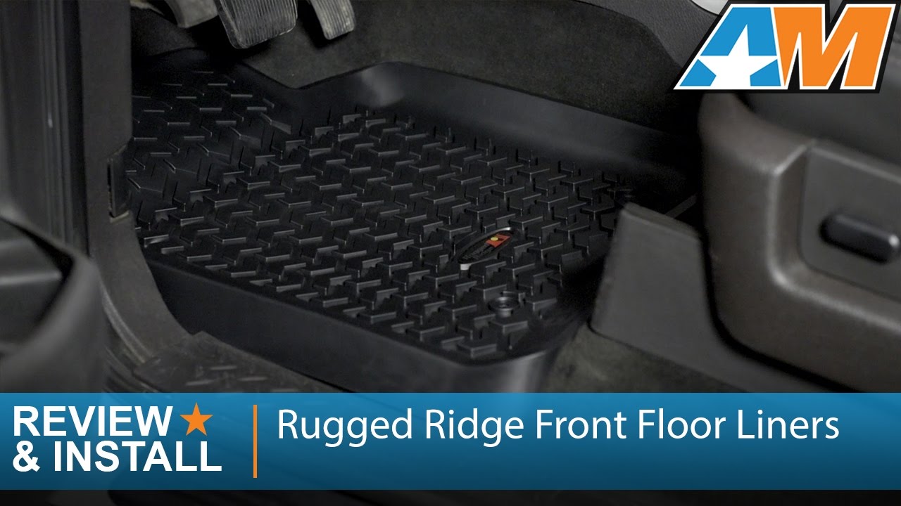 2009 2014 F 150 Rugged Ridge Front Floor Liners Black Review
