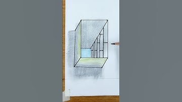 How to draw 3D easy drawing 🤔 #art #drawing #3dart #shorts #youtube