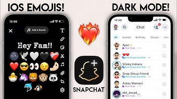 iOS Snapchat V13 on Android Latest Version 2024| With iOS EMOJIS & Dark Mode 😍