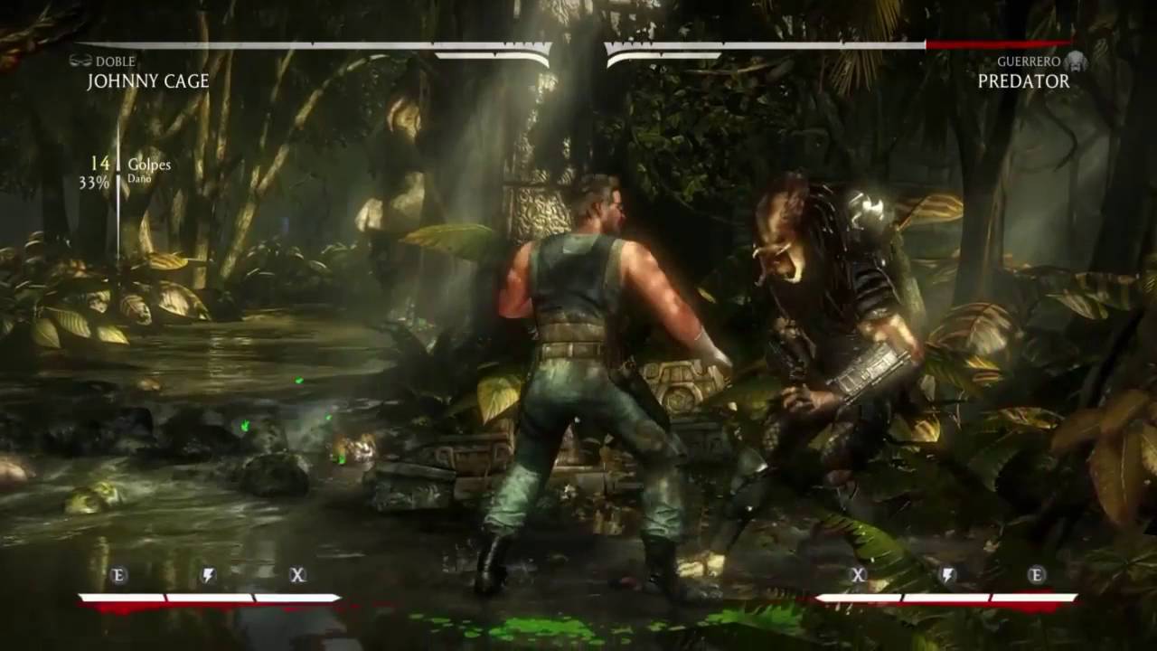 MKX - Johnny Cage (Stunt Double) Unblockable + block string