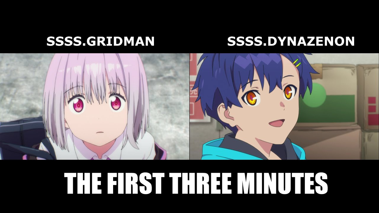 The First Three Minutes Of Anime Ssss Gridman And Ssss Dynazenon Youtube