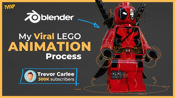 Deze LEGO-animatiehack in BLENDER heeft mijn leven veranderd | Trevor Carlee