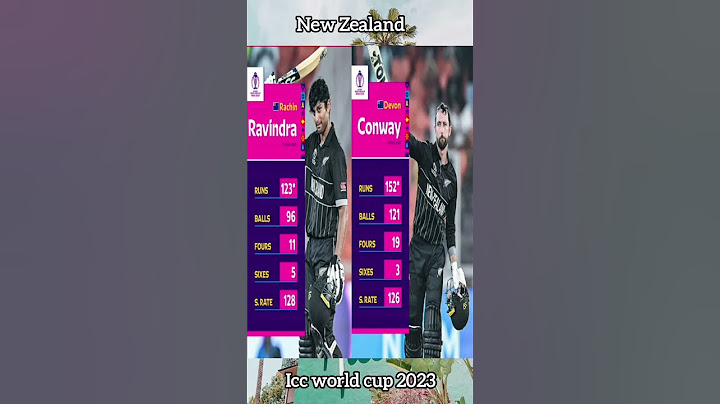 Rachin Ravindra and Devon Conway were in top form in the icc world cup 2023 #worldcup2023