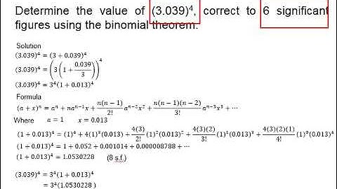1.11 Binomial series 4