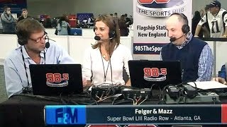 Felger & Mazz -  Lovely Sara Underwood Visits the Show