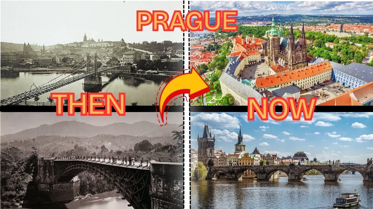 Prague Then & Now : From Medieval Kingdom to Modern Capital | City Evolution