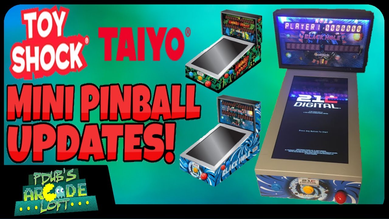 Toy Shock Mini Bar Top Pinball Update! Real Photo & Updated Pricing