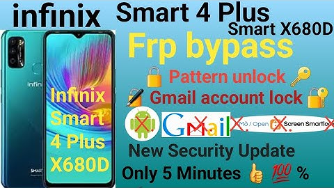 Infinix smart 4 plus frp bypass | infinix x680d frp bypass