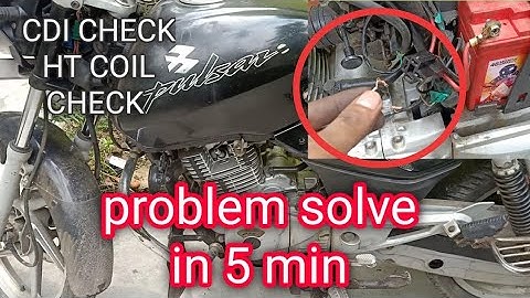 Pulsar Starting Problems Check CDI,HT Coil,relay,Peakup Coil