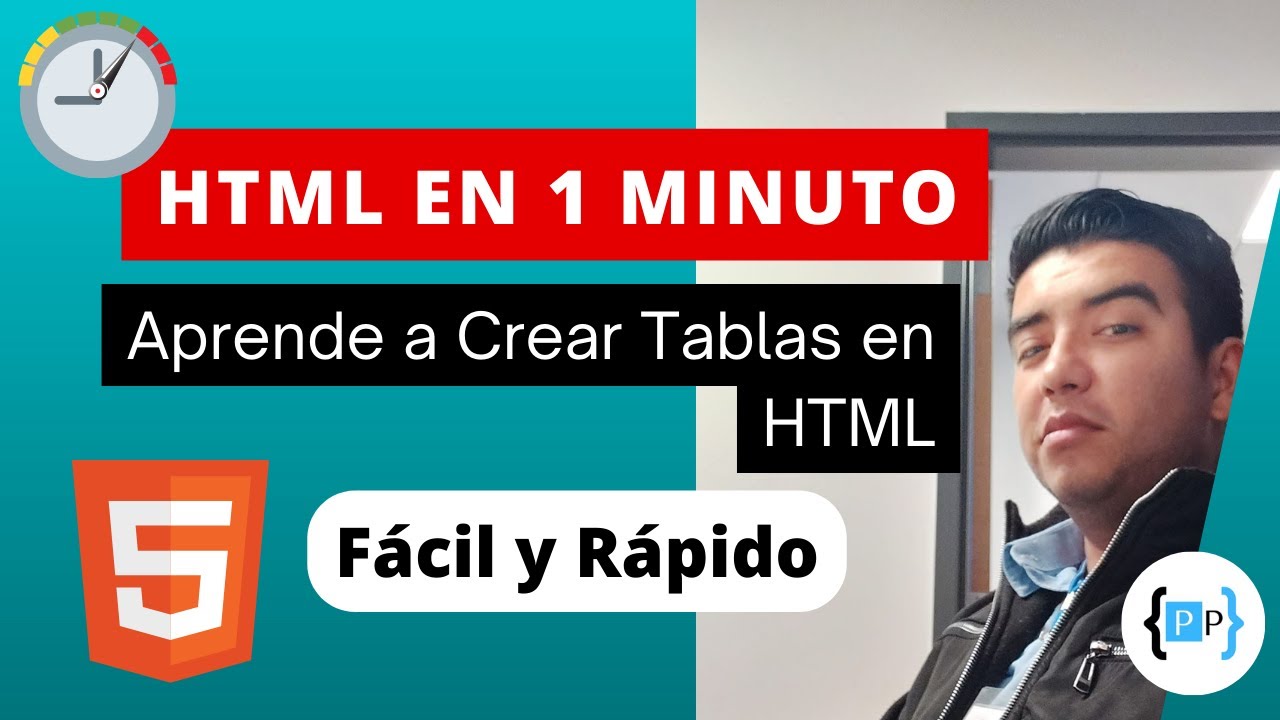 Domina las Tablas HTML en Minutos - YouTube