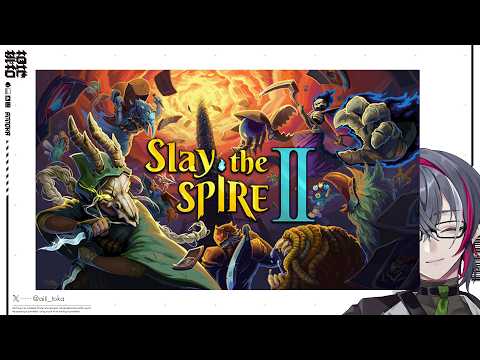 Slay the Spire 2 をプレイする男