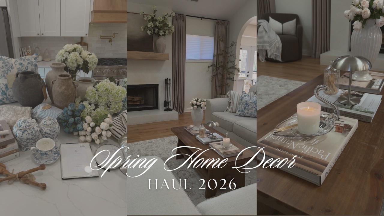 HUGE SPRING DECOR HAUL | SPRING 2026 | SPRING HOME DECOR INSPO - YouTube