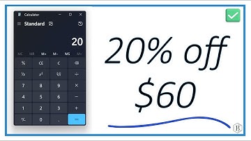 How to Calculate 20 Percent Off $60 Using a Calculator: Step by Step