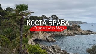 Влог: Пешком из Льорет-де-Мар до Бланес часть 1 | Бесплатно на Renfe |Сады Клотильды