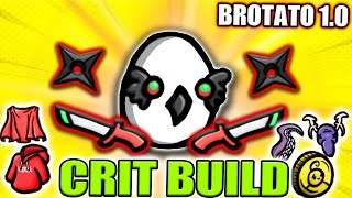 Creating A Perfect Godlike Crit Build As Cryptid in Brotato 1.0