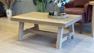 Harman Rectangular Wood Coffee Table | Modern Mid-Century Design by TomRuque
